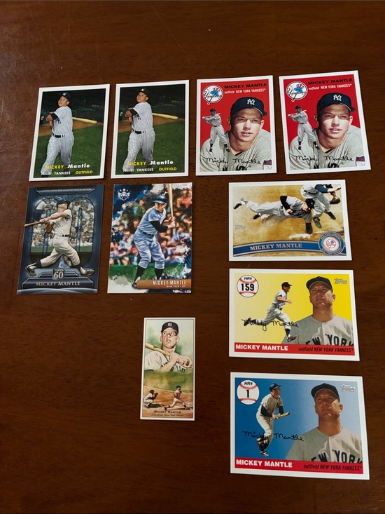 Topps Other - 10 Card Mickey Mantle Lot